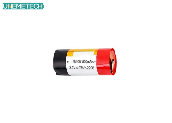 Kalite  3A Discharge Cylindrical Lithium Polymer Battery 18400 3.7V 1100mAh for E-Cigarettes fabrika