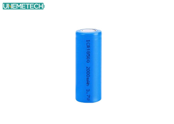 Kalite  18500 3.7V 2000mAh High Capacity Cylindrical Lithium Ion Battery for Power Tools fabrika