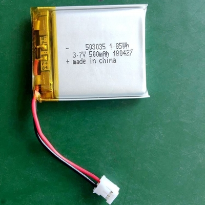 3.7V Özel LiPo Pilleri 520mAh Lityum İyon Polimer Pil 503035 Giyilebilir Cihaz için
