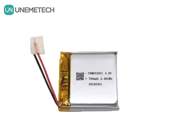 4.35V Yüksek Voltajlı Li-Ion Pil 682531 780mAh 3.8V Giyilebilir Cihaz Pil CE Onaylı