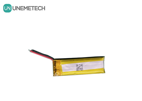 3.7V 100mAh 301235 Kullanıcı elektroniği için şarj edilebilir lityum polimer pil