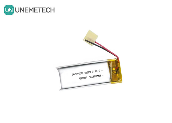 Kablosuz kulaklık için şarj edilebilir Lityum Polimer Pil 501230 3.7V 170mAh Li-Polimer Pil