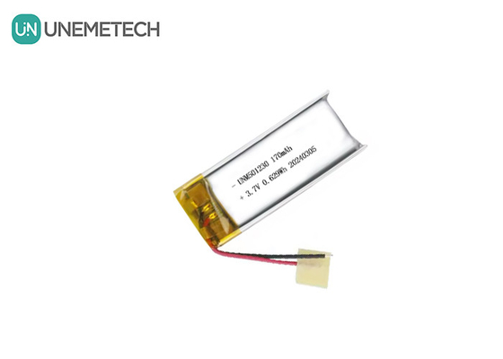 Kablosuz kulaklık için şarj edilebilir Lityum Polimer Pil 501230 3.7V 170mAh Li-Polimer Pil