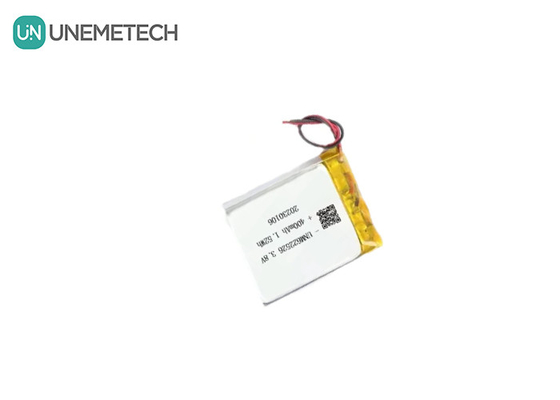 Özel 3.8V 400mAh Yüksek Voltajlı Lityum İyon Pil Paketi 622526 Akıllı Saatler İçin