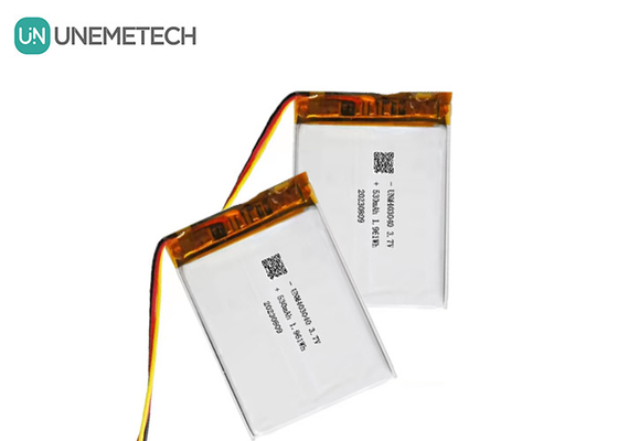 3.7V 530mAh Özel Lityum Polimer Pil 403040 UL1642 Uzun Döngü Ömrü ile