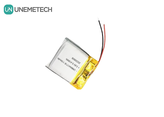 3.8V 441718 Yüksek Voltajlı Polimer Lityum İyon Pil 110mAh Tıbbi Bilezik için