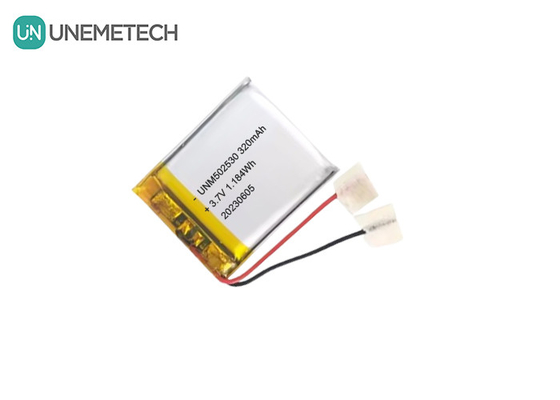 502530 giyilebilir ürünler için 3.7V 320mAh şarj edilebilir polimer lityum pil