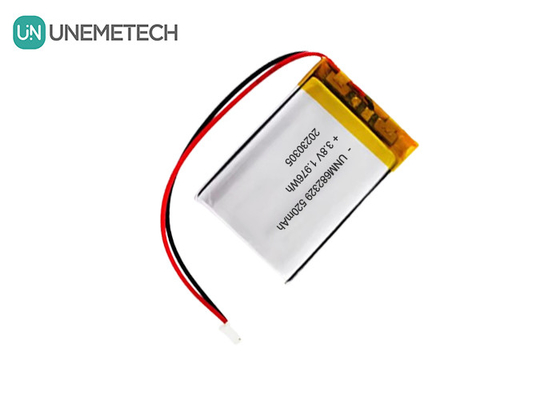 CE 4.35V Yüksek Voltajlı Lityum Pil 682329 520mAh 3.8V Li-Ion Şarj Edilebilir Pil
