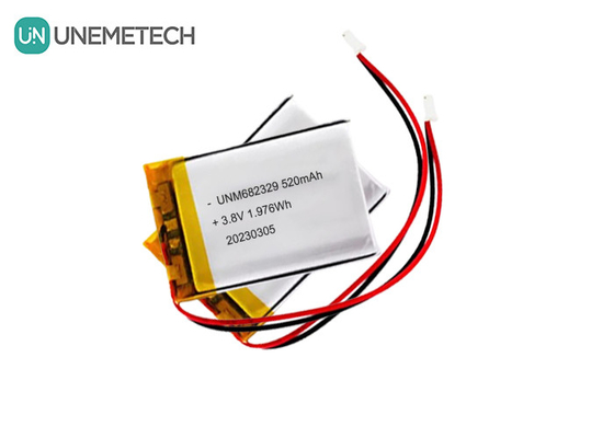 CE 4.35V Yüksek Voltajlı Lityum Pil 682329 520mAh 3.8V Li-Ion Şarj Edilebilir Pil