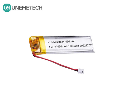 UNEMETECH 3.7V 450mAh Elektronik Kalem için özel Lipo Şarj Pil 621644
