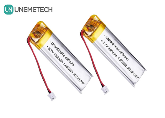 UNEMETECH 3.7V 450mAh Elektronik Kalem için özel Lipo Şarj Pil 621644