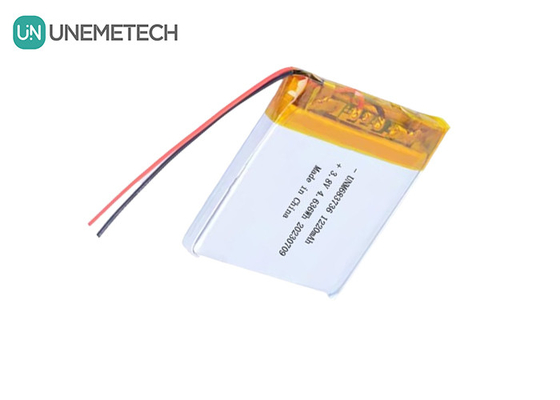 OEM 4.35V Yüksek Voltajlı Lityum Polimer Piller 1220mAh 683736 Uzun Döngü Hayatı