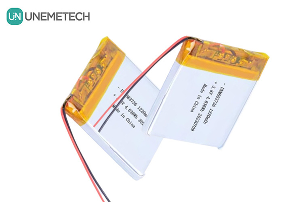 OEM 4.35V Yüksek Voltajlı Lityum Polimer Piller 1220mAh 683736 Uzun Döngü Hayatı
