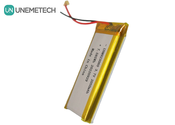 Kişiselleştirilmiş Uzun Döngü Yaşamı Lipo Pil Paketi 3.7V 2050mAh 923060 Dijital Ürünler İçin