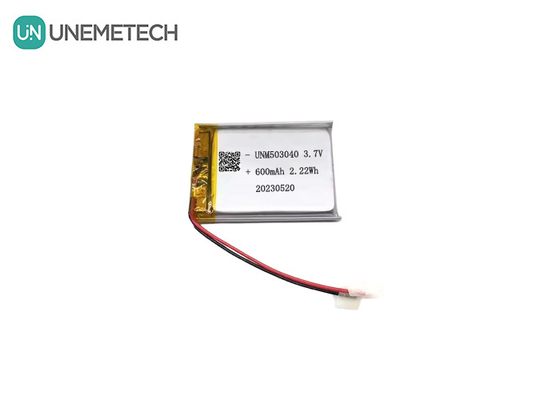 Lityum iyonlu şarj edilebilir pil 503040 3.7V Lipo pil 600mAh Alarm sistemi için koruma kartı ile