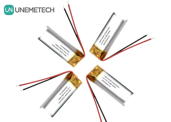 UNEMETECH 230mAh LiPo Pil 3.7V Lityum Polimer Pil 851228 Uzaktan Kumanda Kalemi için