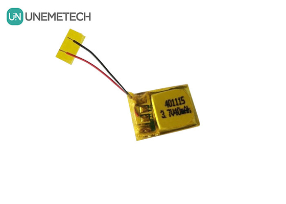 UNEMETECH 401115 Şarj edilebilir polimer lityum pil / 3.7V 40mAh kulaklık pil