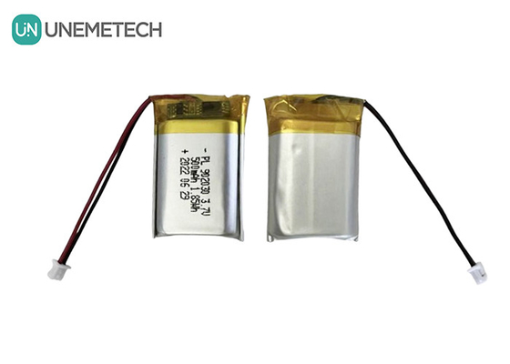 3.7V 500mAh Lityum polimer şarj edilebilir pil 902030 giyilebilir cihazlar için