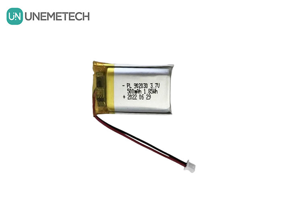 3.7V 500mAh Lityum polimer şarj edilebilir pil 902030 giyilebilir cihazlar için