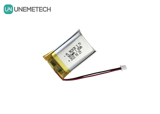 3.7V 500mAh Lityum polimer şarj edilebilir pil 902030 giyilebilir cihazlar için