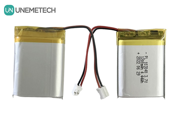 1200mAh Şarj edilebilir Li-ion Polimer 3.7V Batarya 103040 Tüketici Elektronikleri için