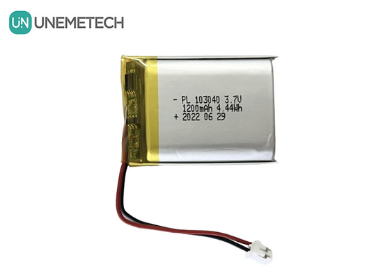 1200mAh Şarj edilebilir Li-ion Polimer 3.7V Batarya 103040 Tüketici Elektronikleri için
