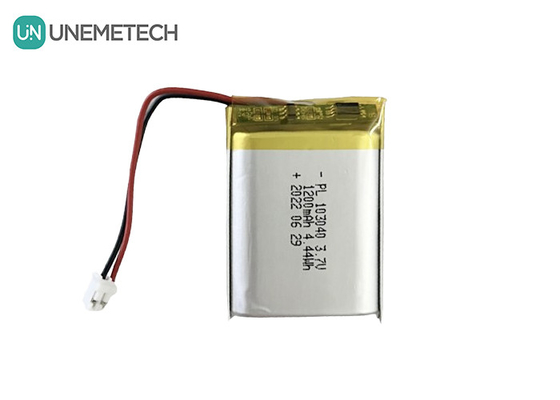 Gümüş Şarj edilebilir Lityum Polimer Pil 103040 Li Ion Pil 1200mAh 3.7V