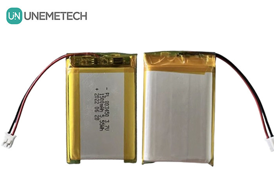 UNEMETECH 1.5A Şarj edilebilir Li-polimer Pil 803450 / 3.7V 1500mAh Lityum İyon Polimer Pil