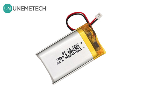 Özel Lityum Polimer Pil 102540 3.7V 1200mAh Li-Po Bataryası Güzellik Ekipmanı için