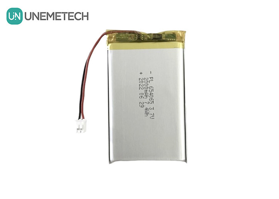 Elektronik Oyuncaklar için 2000mAh 3.7V Şarj edilebilir Lityum Polimer Pil 654065
