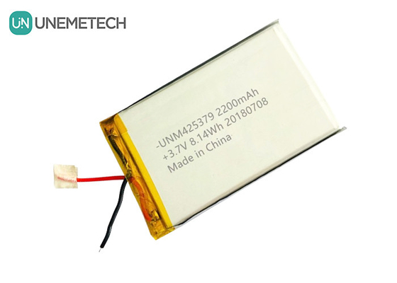 Güç Bankası Pil Özel Lityum Polimer Pil 425379 3.7V 2200mAh 3M yapıştırıcı bantla