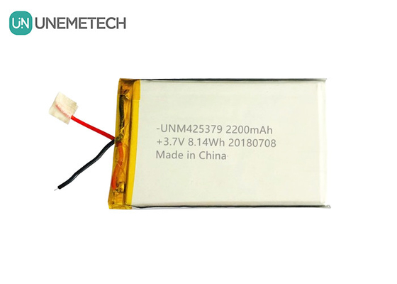 Güç Bankası Pil Özel Lityum Polimer Pil 425379 3.7V 2200mAh 3M yapıştırıcı bantla