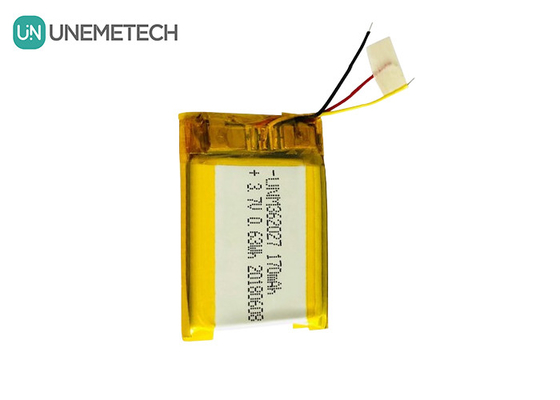 Gümüş 3.7V 170mAh Özel Li-polyer piller 362027 taşınabilir yazıcı tıbbi cihaz için