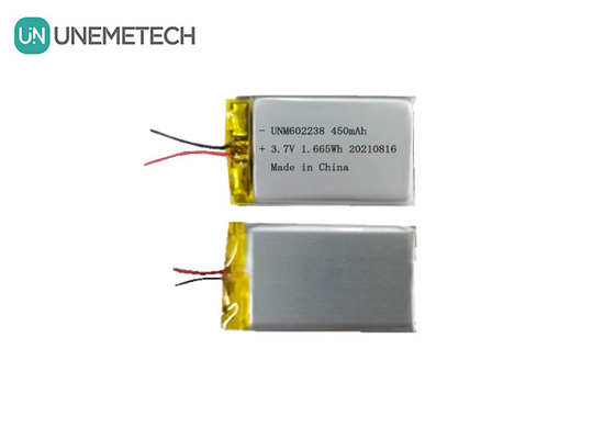 4.2V Şarj edilebilir Lityum Polimer Pil 602238 3.7V 450mAh