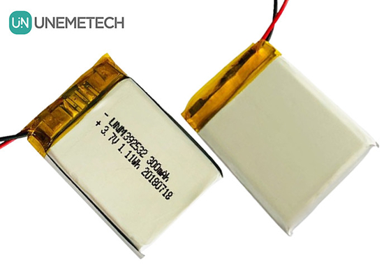 GPS izleyici Özel Lityum Polimer Pil / 3.7V 300mAh 392532 Şarj edilebilir Lipo Pil