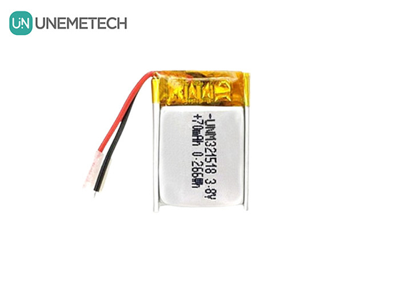 3.8V Yüksek Voltajlı Li-Ion Pil Ultra Küçük Lipo Pil 4.35V 70mAh 321518 GPS Takibi için