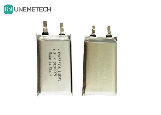 3.7V 500mAh 3C Dijital Ürünler için özel şarj edilebilir polimer lityum pil 552338