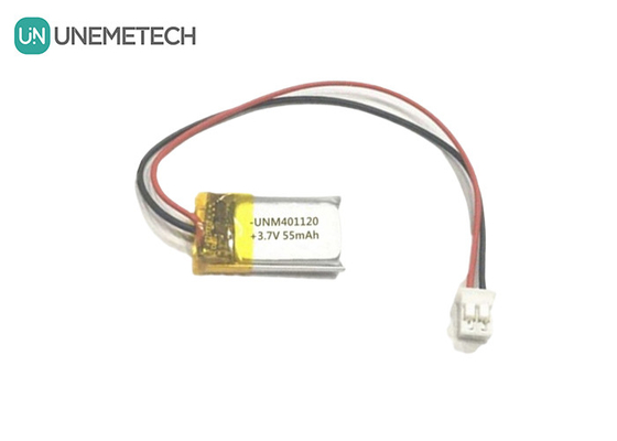 401120 3.7V 55mAh Özel yapımı Lipo pilleri / kulaklık şarj edilebilir Lipo pilleri