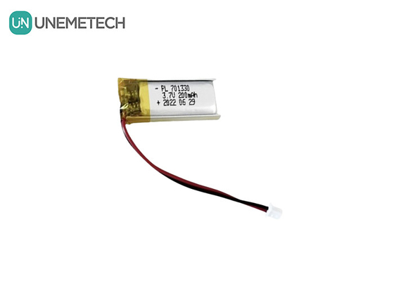 3.7V 200mAh Tek Hücreli Lityum Polimer Pil 701330 Kulaklıklar için Cüzdan Pil