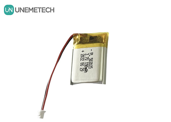 3.7V 150mAh Şarj edilebilir Lipo Pil 502025 Akıllı Saatler İçin Lityum Polimer İyon Pil