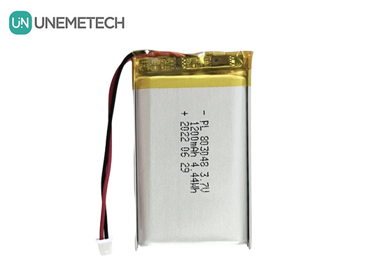 3.7V 1200mAh Polimer Lityum İyon Pil 803048 Li Ion Polimer Pil Kozmetik Cihaz için
