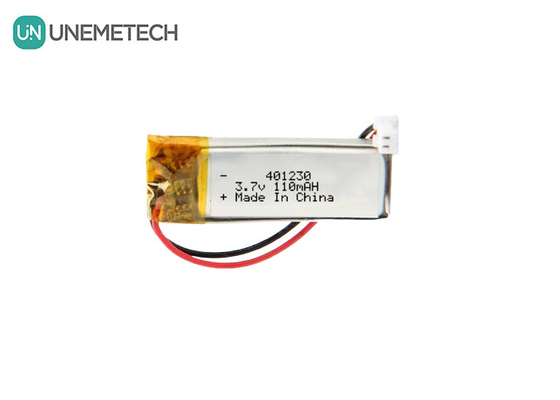 401230 Lityum polimer pil 3.7V 110mAh kulaklık için şarj edilebilir Lipo pil