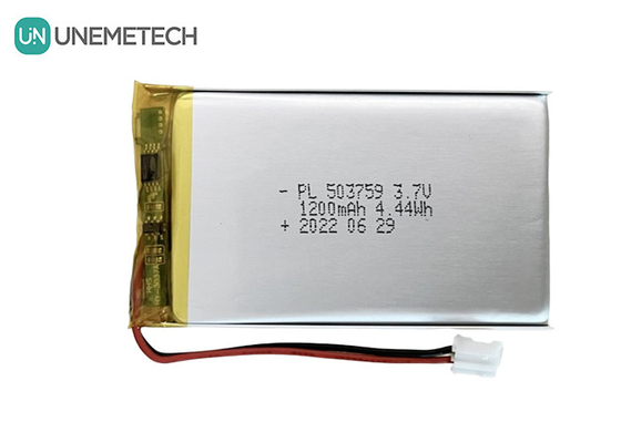 Yeniden şarj edilebilir Li Polimer Bataryası 3.7V 1200mAh 503759 Danışmanlık Oyuncusu için Poli Lityum Pil