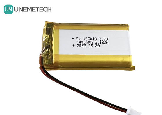3.7V 1400mAh Şarj edilebilir Li-Polimer Pil 103048 Li Ion Polimer Pil Paketi Dijital Cihazlar İçin