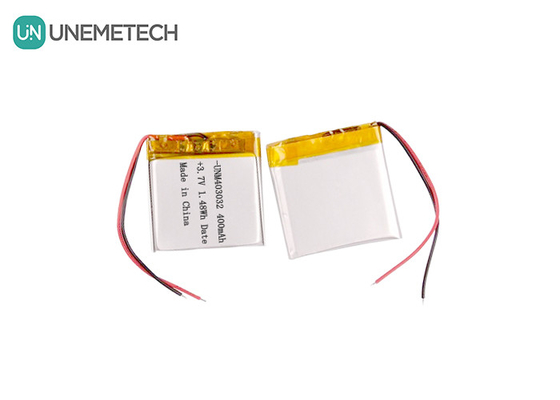 403032 4.2V Özel Lityum İyon Polimer Pil 3.7 V 400mAh Elektronik Ürünler İçin Li-İyon Polimer Pil