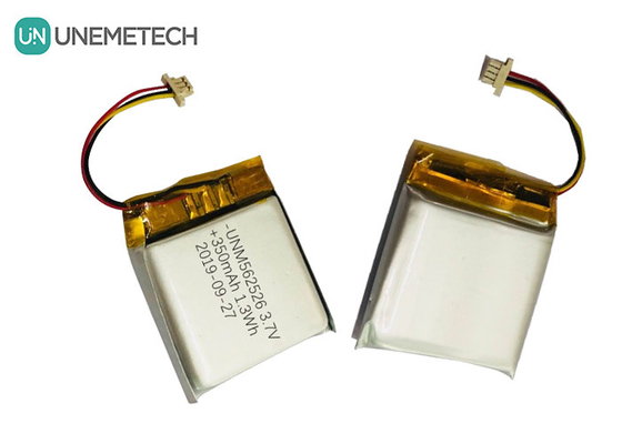 4.2V 350mAh Özel Lityum İyon Polimer Piller 562526 Dijital Ürünler İçin 1.0C Serbestleme