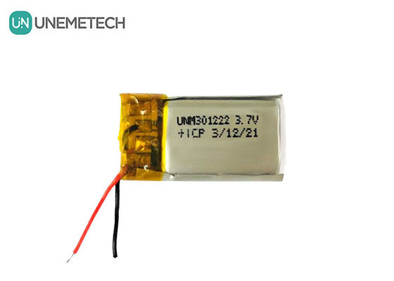 Kablosuz kulaklıklar Şarj edilebilir Li Poly Pil 3.7V 60mah Küçük Li-Polimer Pil 301222