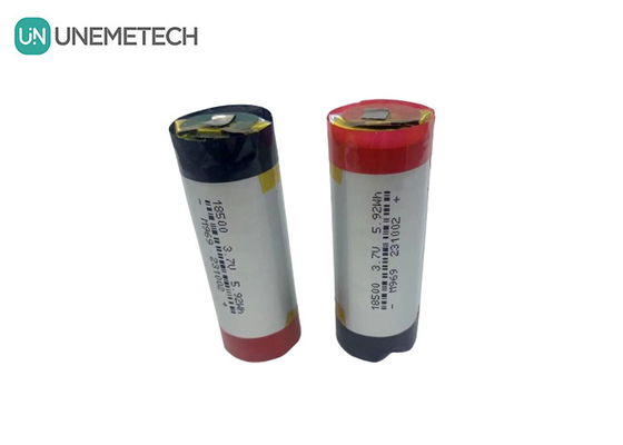 3A Silindrik LiPo Pil 3.7V 1600mAh 18500 Kullanıcı Elektronikleri için Lityum Polimer Pil
