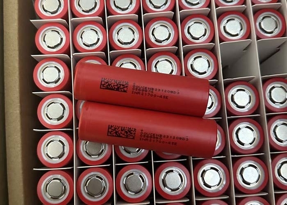 3C 4500mAh 21700 Silindrik Lityum İyon Pilleri INR21700-45E Elektrikli Otomobil için