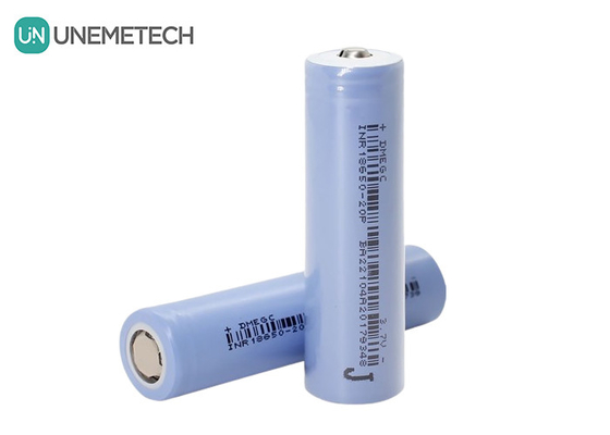 30A Sürekli Şarj 18650 Piller 2000mAh 3.7V Silindrik Lityum İyon Hücresi INR18650-20P